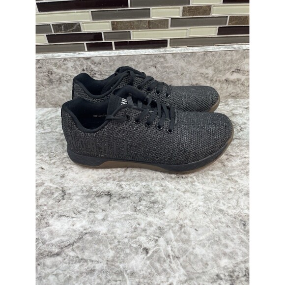 Nobull Men’s 5.5 Women’s 7 Trainer Sneaker Black/Gray Gum Gym Shoe EUC - Picture 3 of 9